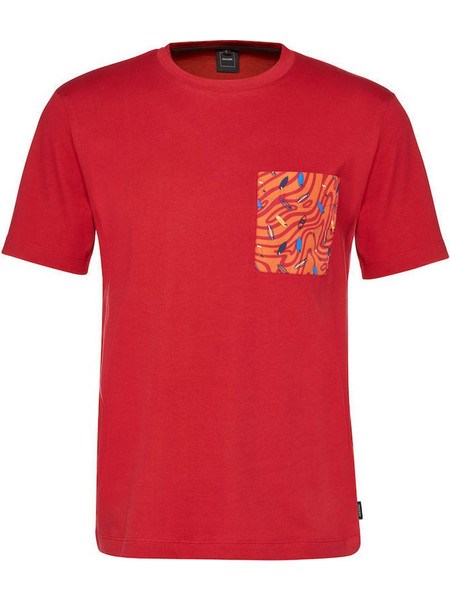 GEOX T-SHIRT POCKET ΚΟΚΚΙΝΟ