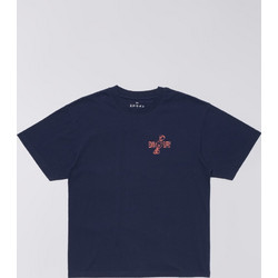 Edwin Sorry Tokyo T-Shirt Ανδρική Μπλούζα Cotton Oversized Fit - Maritime Blue I036640.0DM.67