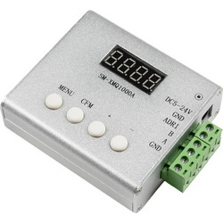 GloboStar 999-0008 DMX512 RGB GENIUS TTL Output Controller SM-XMQ1000A DC 5-24V για RGB Wall Washer και Digital Neon Strip