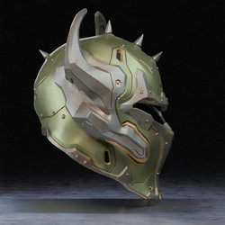 Φιγούρα Cosplay Doom Sentinel Helmet 3D εκτυπωμένη