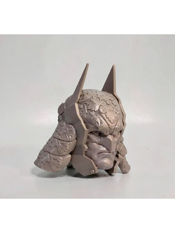 Φιγούρα Custom Head Batman Samurai 3D εκτυπωμένη
