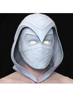 Φιγούρα Cosplay Moon Knight Face Shell and Hood 3D εκτυπωμένη
