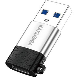 KAKUSIGA αντάπτορας USB σε USB-C KSC-1421, 5Gbps, 18W, γκρι