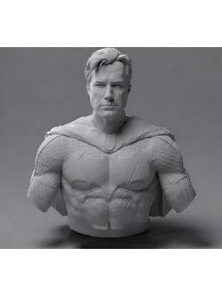 Φιγούρα Ben Affleck Batman Bust 3D Model 3D εκτυπωμένη