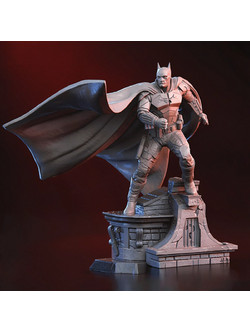 Φιγούρα The Batman 2022 on Base 3D εκτυπωμένη