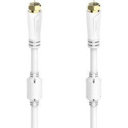 HAMA SAT CONNECTION CABLE F-PLUG - F-PLUG GOLD-PLATED 1.5 M 100 DB HAMA-205251