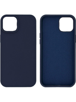 Ancus Silicone Liquid Back Cover Navy Blue (iPhone 15 Plus)