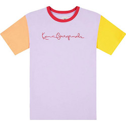 Karl Kani Ανδρική κοντομάνικη μπλούζα Originals Block Tee KKMQ22160LIL-lilac