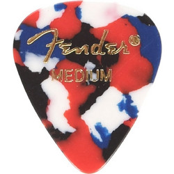 FENDER 351 Guitar Picks Pack Confetti Medium (12 τεμάχια)