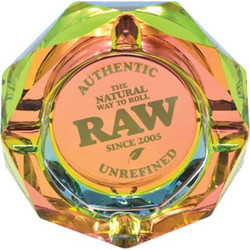 Raw Rainbow Glass Ashtray