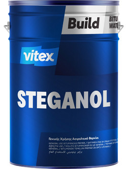 Vitex Στεγανόλ Βερνίκι Επιφάνειας Κονιαμάτων Διαλύτου Μαύρο 1lt