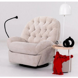 Papatya Dream Electric Πολυθρόνα Relax Cream 80x80x100cm 752EST1511