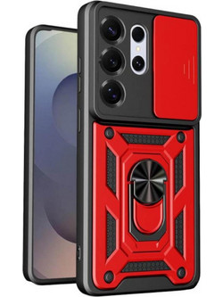 Bodycell Armor Slide Cover Case Red (Samsung Galaxy S26 Ultra)