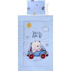 Lorelli Bear & Car Σετ Κούνιας Blue 4τμχ 20800024601