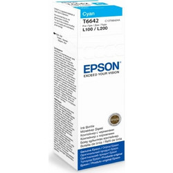 Epson T6642 Cyan Μελάνι Εκτυπωτή Inkjet C13T66424A