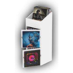 Glorious Record Box Display Door White