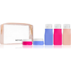 Notino Travel Collection Silicone Travel Bottles Set επαναχρησιμοποιούμενα δοχεία ταξιδίου