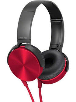Sony MDR-XB450AP Ενσύρματα Ακουστικά On Ear Κόκκινα