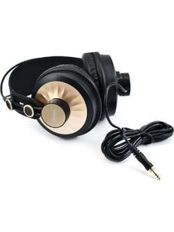 Andowl D68 Ενσύρματα Ακουστικά Hi-Fi Over Ear Μαύρα Χρυσά