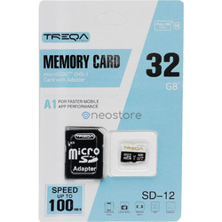 Treqa microSDHC 32GB Class 10 U1 UHS-I A1 100MB/s + Adapter