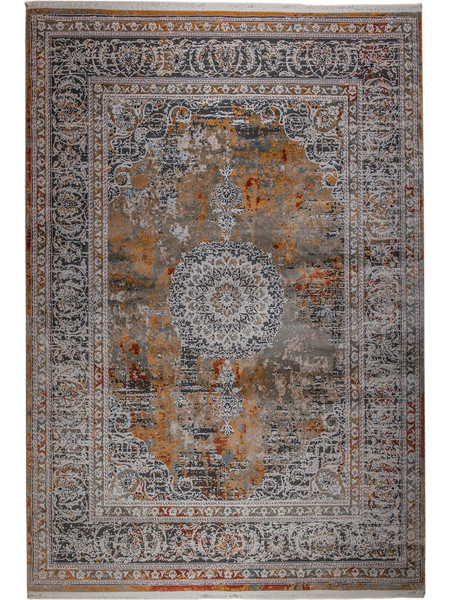 Σετ Χαλιά Κρεβατοκάμαρας 3Τμχ. Pearl 9404 Cream-Terra-Grey Klonaras ΣΕΤ (2 80x150 & 80x210) Πολυέστερ