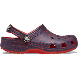 Crocs Classic Jersey Clog Παιδικά Παπούτσια Θαλάσσης Ανατομικά Κόκκινα Μωβ 212927-410