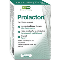 Agetis Prolacton Προβιοτικά & Πρεβιοτικά 30 Κάψουλες