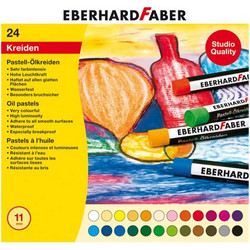 Λαδοπαστέλ EBERHARD FABER 24 χρωμάτων 522024