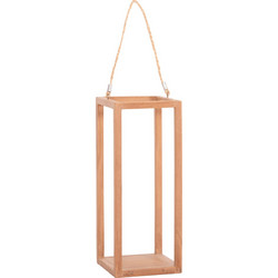 ΕΠΙΤΡΑΠΕΖΙΟ ΔΙΑΚΟΣΜΗΤΙΚΟ ΦΑΝΑΡΙ ΓΙΑ ΚΕΡΙ FENT HM4582 ΞΥΛΟ TEAK ΦΥΣΙΚΟ 20x20x50-80Υεκ