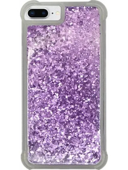 Vivid Liquid Glitter Θήκη Purple (iPhone 6/6s/7/8 Plus)