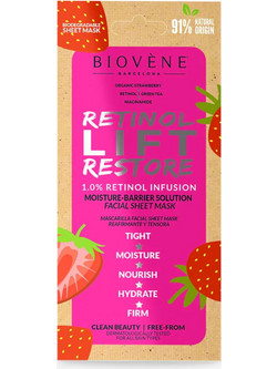 Biovene Retinol Lift Restore Sheet Mask 20ml