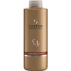 System Professional Fibra LuxeOil Keratin Protect L1 Σαμπουάν Κερατίνης για Επανόρθωση 1lt