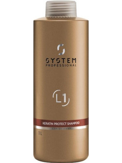 System Professional Fibra LuxeOil Keratin Protect L1 Σαμπουάν Κερατίνης για Επανόρθωση 1lt