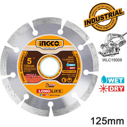 Ingco Διαμαντόδισκος Δομικών Γενικής Χρήσης O125mm - DMD011254