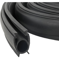 Σφράγιση Πόρτας Γκαράζ Μαύρο 41 x 33 mm 5 μ PVC 42038297