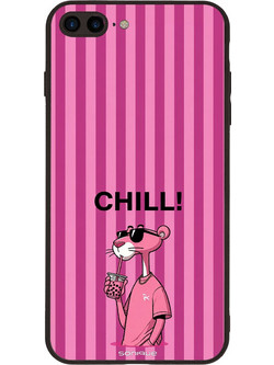 Sonique Stripe Stories Series Θήκη με Σχέδιο «Chill Panther» (iPhone 8 Plus / 7 Plus)