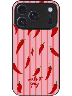 Sonique Stripe Stories Series Θήκη με Σχέδιο «Make It Spicy» (iPhone 17 Pro)