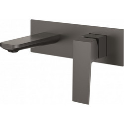 Μπαταρία Νιπτήρος Εντοιχισμού RIHANNA ICF 8110191GG Gun Gray