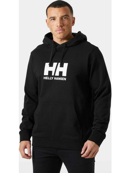 HELLY HANSEN Ανδρικό φούτερ HH LOGO HOODIE BLACK