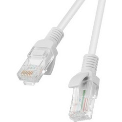 Lanberg U/UTP Cat.5e Καλώδιο Δικτύου Ethernet 0.5m Grey