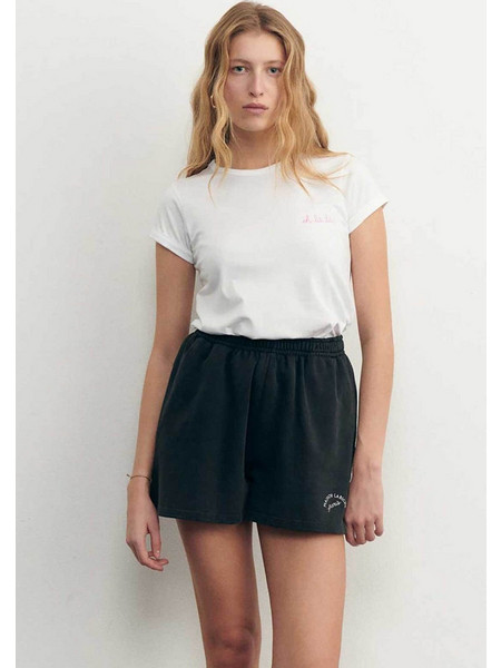 Maison Labiche γυναικείο T-shirt Slim Fit Oh La La! Poitou - KWTOHLALA Λευκό