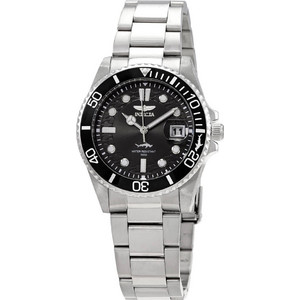 Invicta Pro Diver Γυναικείο Ρολόι με Ασημί Μεταλλικό Μπρασελέ 30479