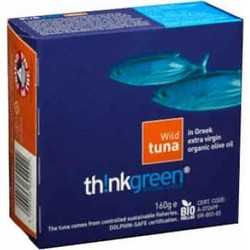 ΤΟΝΟΣ ΣΕ ΒΙΟΛΟΓΙΚΟ ΕΛΑΙΟΛΑΔΟ 160gr THINKGREEN
