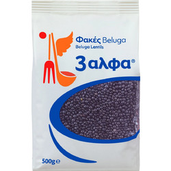 3αλφα Φακές Μαύρες Beluga Ψιλές 500gr