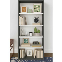 Stewe Home Βιβλιοθήκη 56x20x169cm STE-016119-V22639-1061559