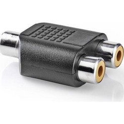 ANGA (271-248) Adapter RCA θηλυκό σε 2x RCA θηλυκά