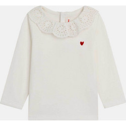 DPAM βρεφική μπλούζα για κορίτσια Lace Heart - 381299 Εκρού
