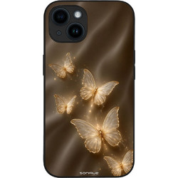 Sonique Diva Series Back Cover Gold Butterflies (iPhone 14)