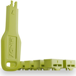 Lindy Port Blocker RJ45 (1 key + 10 x blocks) Green