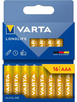 Varta Longlife AAA 16τμχ